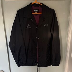 Vans Harry Potter Black Men's Lightweight Coach Jacket